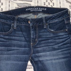American Eagle low rise jeans; US 10